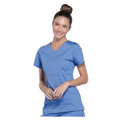 Women Medical Nursing Scrubs Zip Flattering Top Custom Hospital Uniforms fabric scrubs uniform